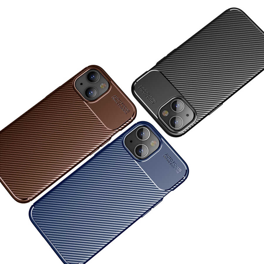 Apple iPhone 13 Kılıf Zore Negro Silikon Kapak Siyah