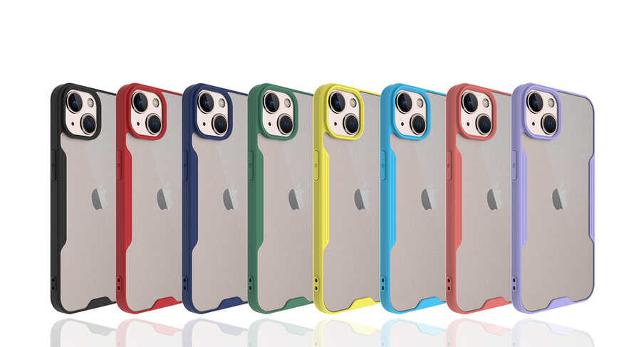 Apple iPhone 13 Kılıf Zore Parfe Kapak Pembe