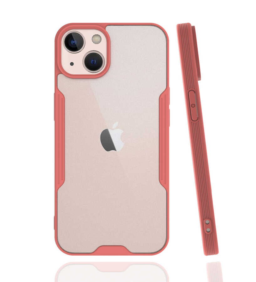 Apple iPhone 13 Kılıf Zore Parfe Kapak Pembe