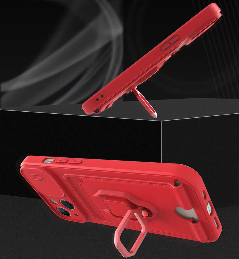 Apple iPhone 13 Kılıf Zore Pelit Kapak Pembe