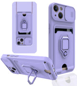 Apple iPhone 13 Kılıf Zore Pelit Kapak Lila