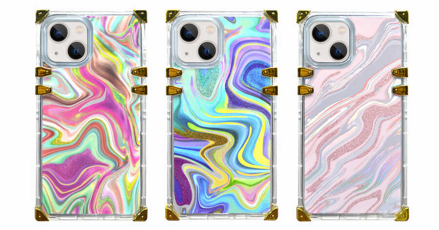 Apple iPhone 13 Kılıf Zore Ples Kapak Pembe Koyu