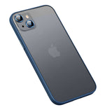 Apple iPhone 13 Kılıf Zore Retro Kapak Lacivert
