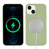 Apple iPhone 13 Kılıf Zore Silksafe Wireless Kapak Mor