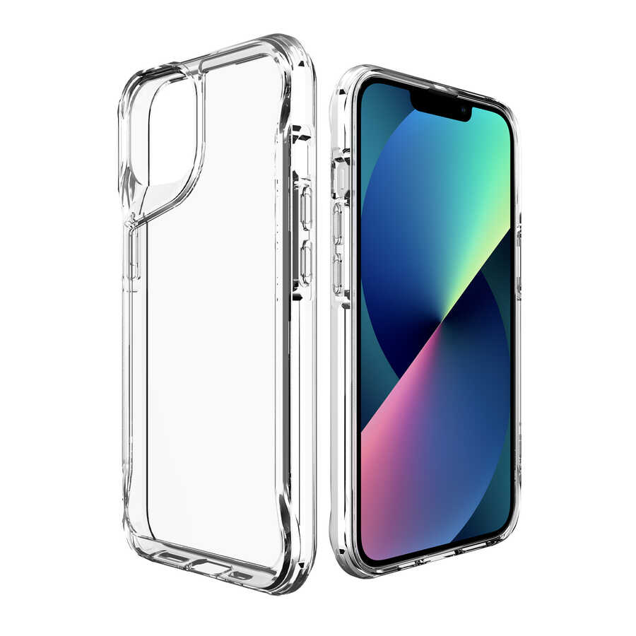 Apple iPhone 13 Kılıf Zore T-Max Kapak Renksiz
