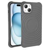Apple iPhone 13 M-safe Şarj Özellikli Airbagli Mat Görünümlü Zore Hepi Kapak Yeşil