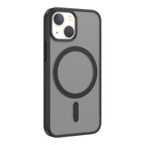 Apple iPhone 13 Mini Kılıf M-safe Şarj Özellikli Babet Kapak Siyah