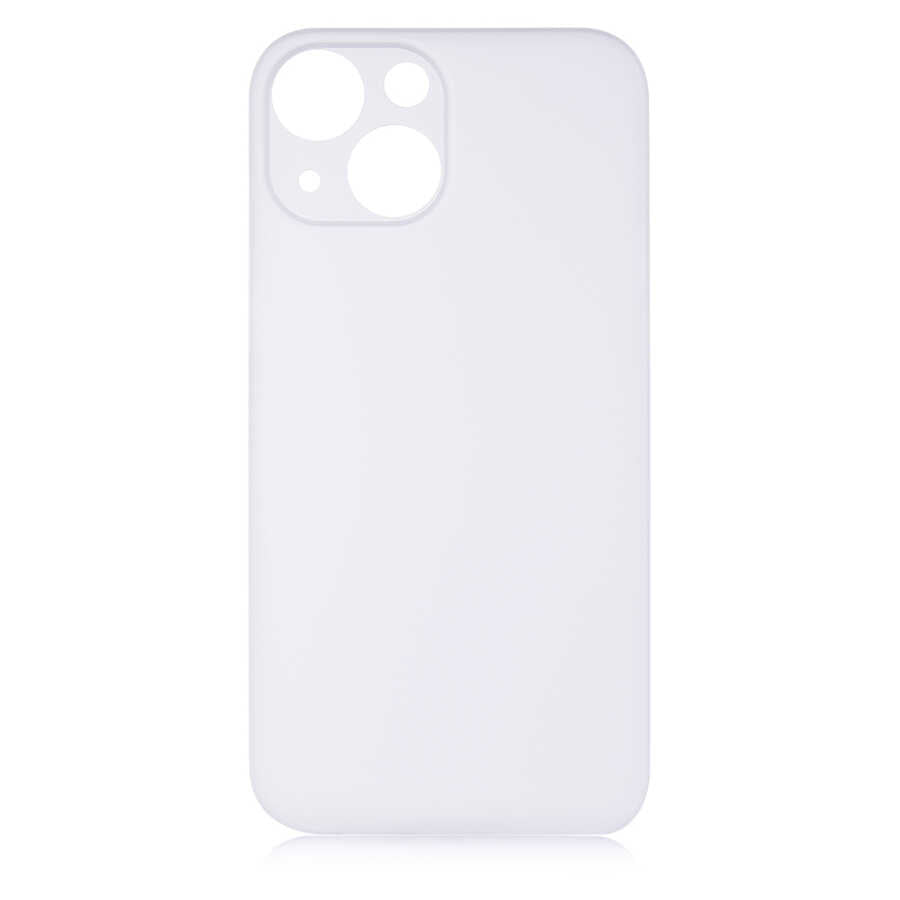 Apple iPhone 13 Mini Kılıf Zore 1.Kalite PP Kapak Beyaz