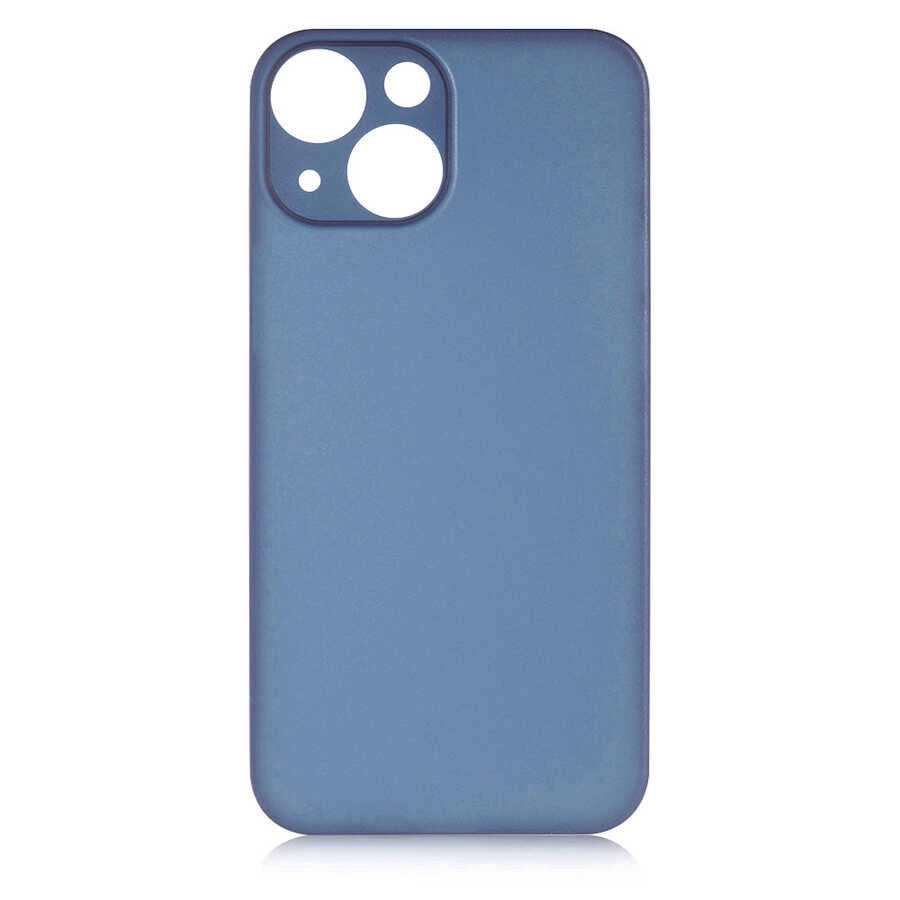 Apple iPhone 13 Mini Kılıf Zore 1.Kalite PP Kapak Mavi