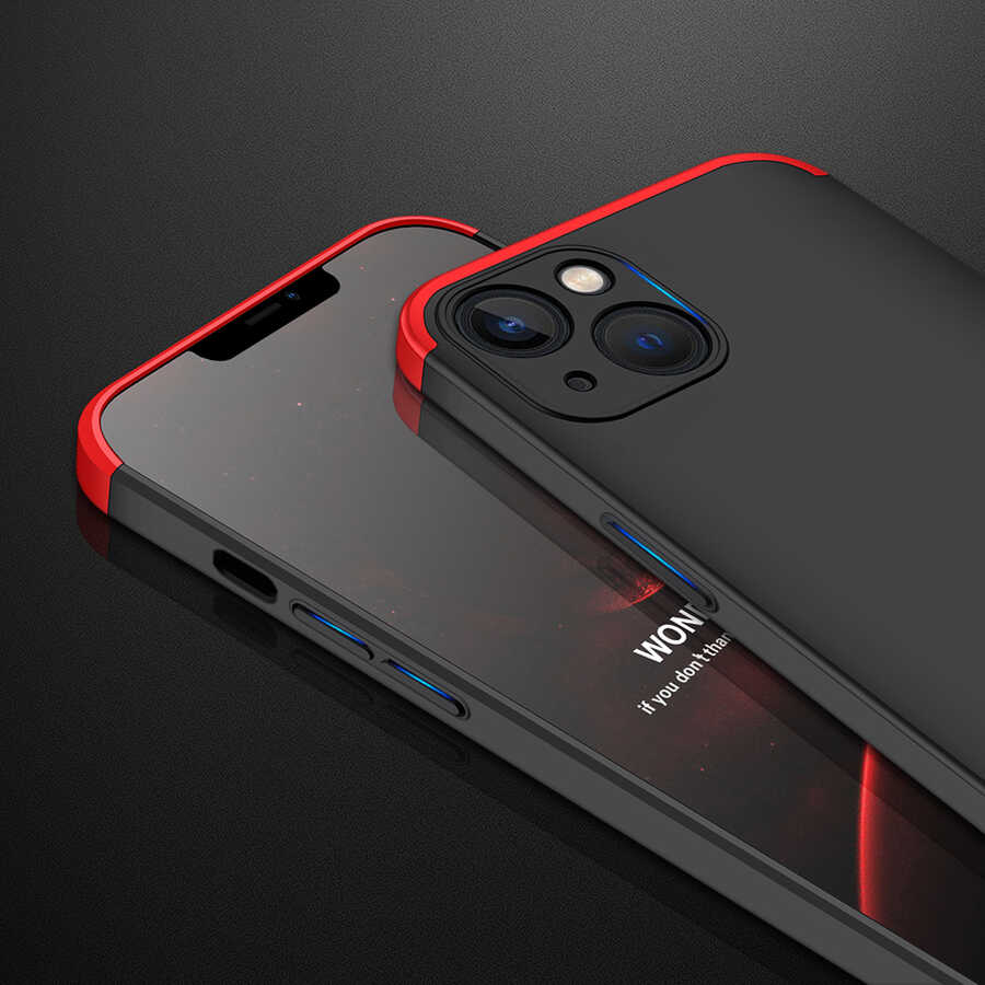 Apple iPhone 13 Mini Kılıf Zore Ays Kapak Siyah-Gri