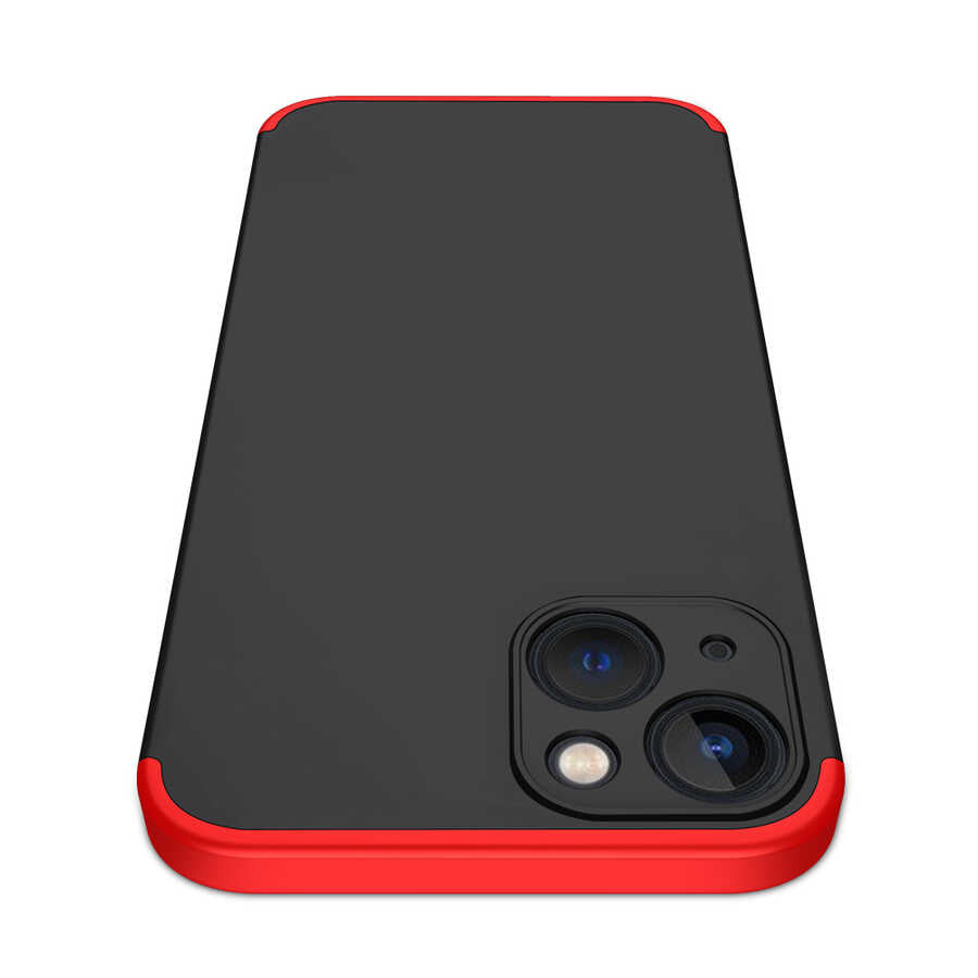 Apple iPhone 13 Mini Kılıf Zore Ays Kapak Siyah-Mavi