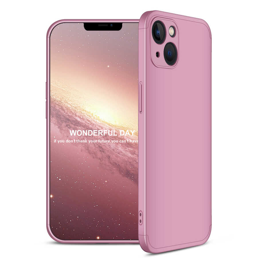 Apple iPhone 13 Mini Kılıf Zore Ays Kapak Rose Gold
