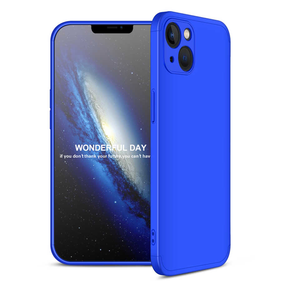 Apple iPhone 13 Mini Kılıf Zore Ays Kapak Mavi