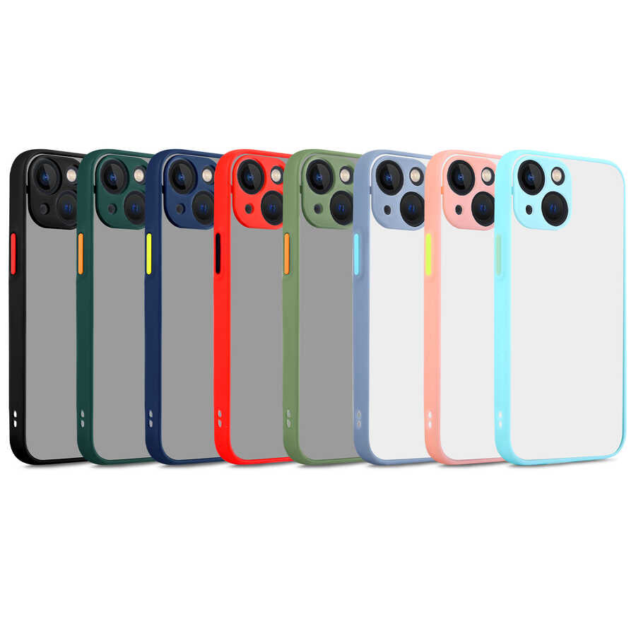 Apple iPhone 13 Mini Kılıf Zore Hux Kapak Pembe