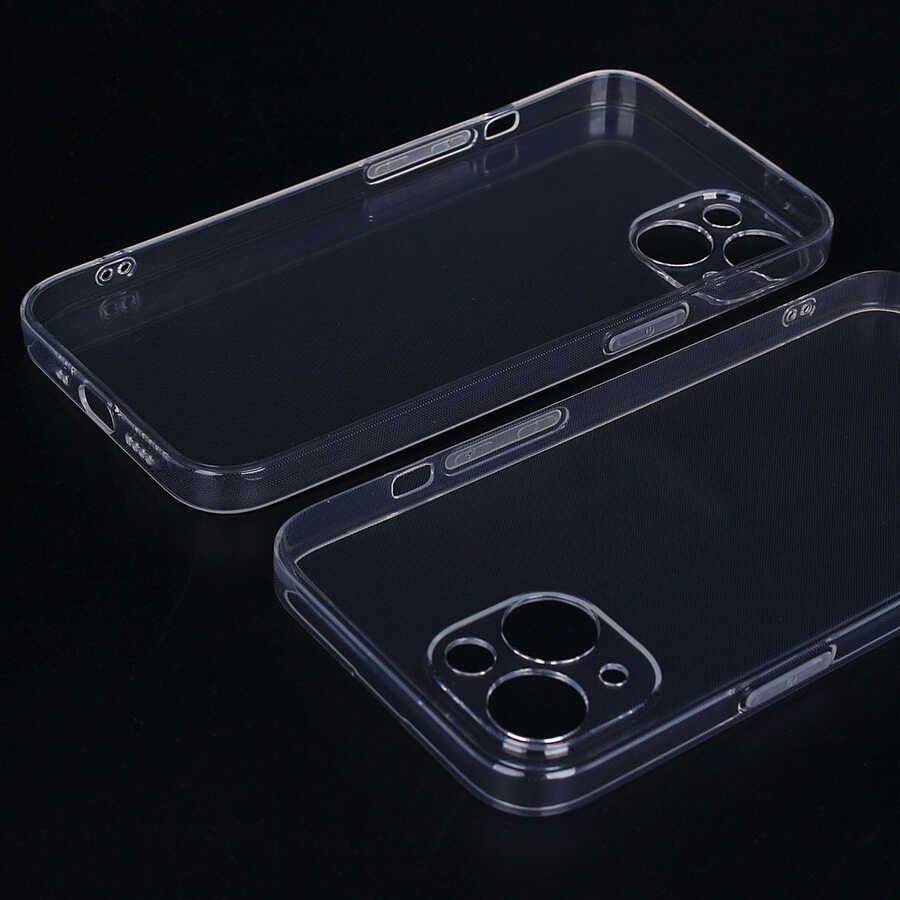 Apple iPhone 13 Mini Kılıf Zore İmax Silikon Renksiz