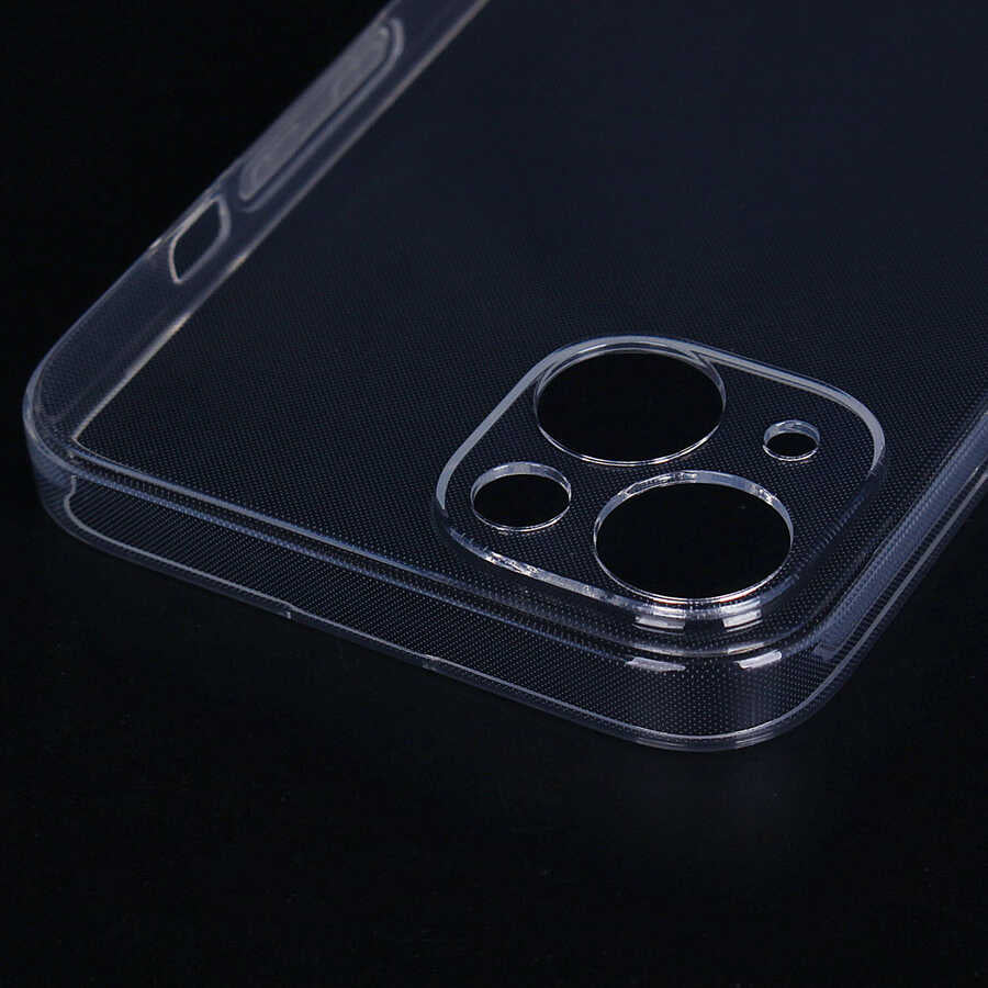 Apple iPhone 13 Mini Kılıf Zore İmax Silikon Renksiz