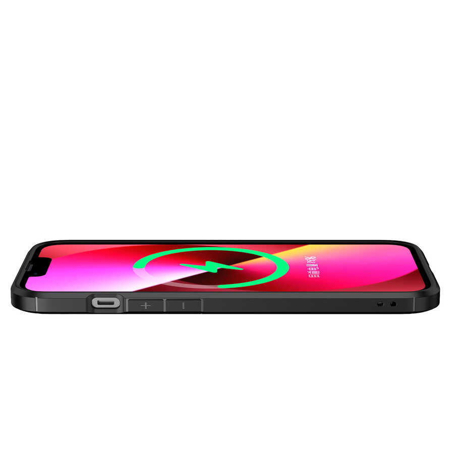 Apple iPhone 13 Mini Kılıf Zore İnoks Kapak Mavi