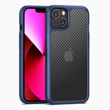 Apple iPhone 13 Mini Kılıf Zore İnoks Kapak Mavi