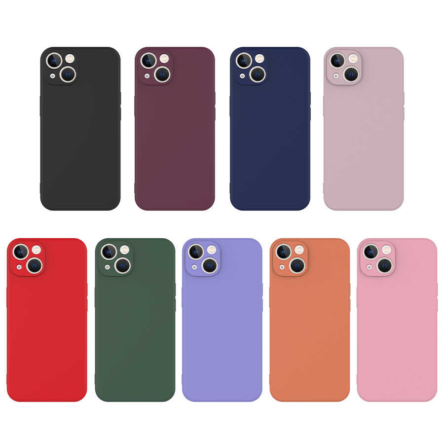 Apple iPhone 13 Mini Kılıf Zore Mara Lansman Kapak Pembe Açık