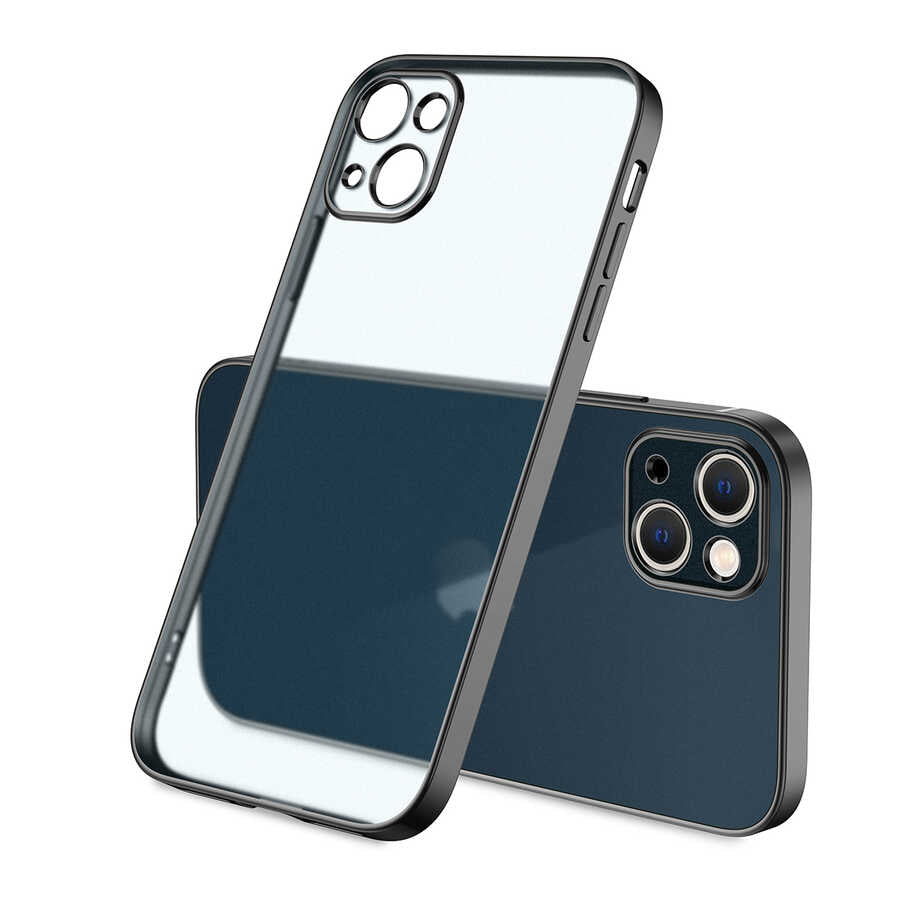 Apple iPhone 13 Mini Kılıf Zore Mat Gbox Kapak Mavi