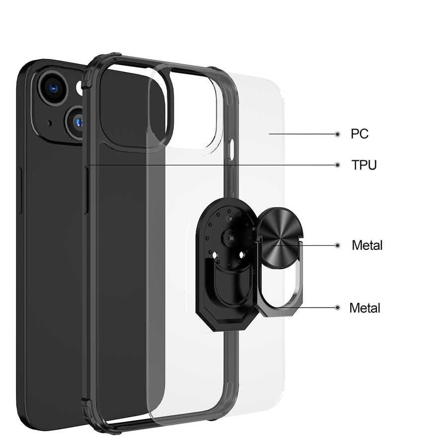 Apple iPhone 13 Mini Kılıf Zore Mola Kapak Kırmızı