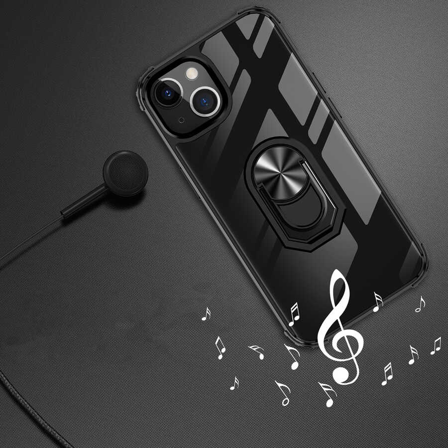 Apple iPhone 13 Mini Kılıf Zore Mola Kapak Siyah