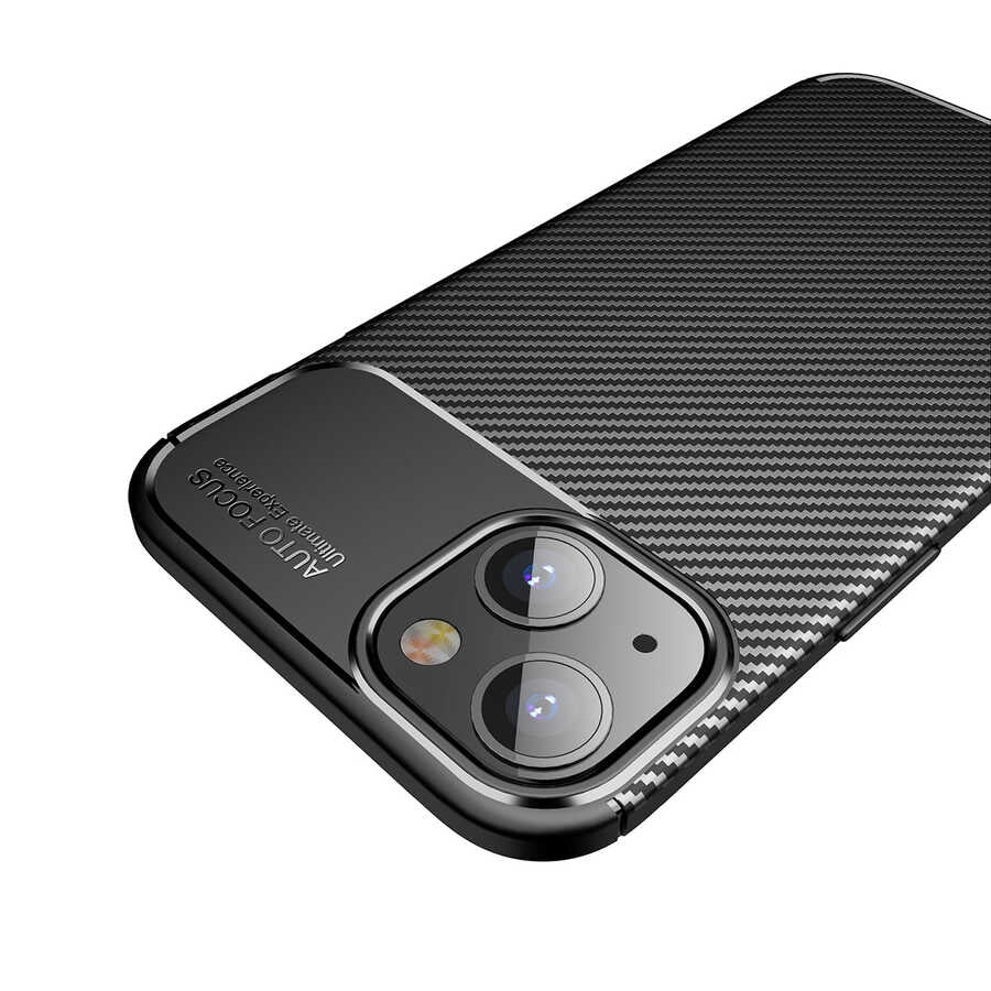 Apple iPhone 13 Mini Kılıf Zore Negro Silikon Kapak Siyah
