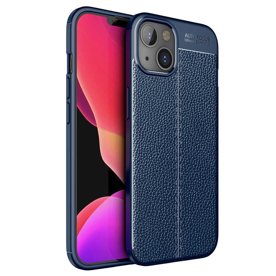 Apple iPhone 13 Mini Kılıf Zore Niss Silikon Kapak Lacivert