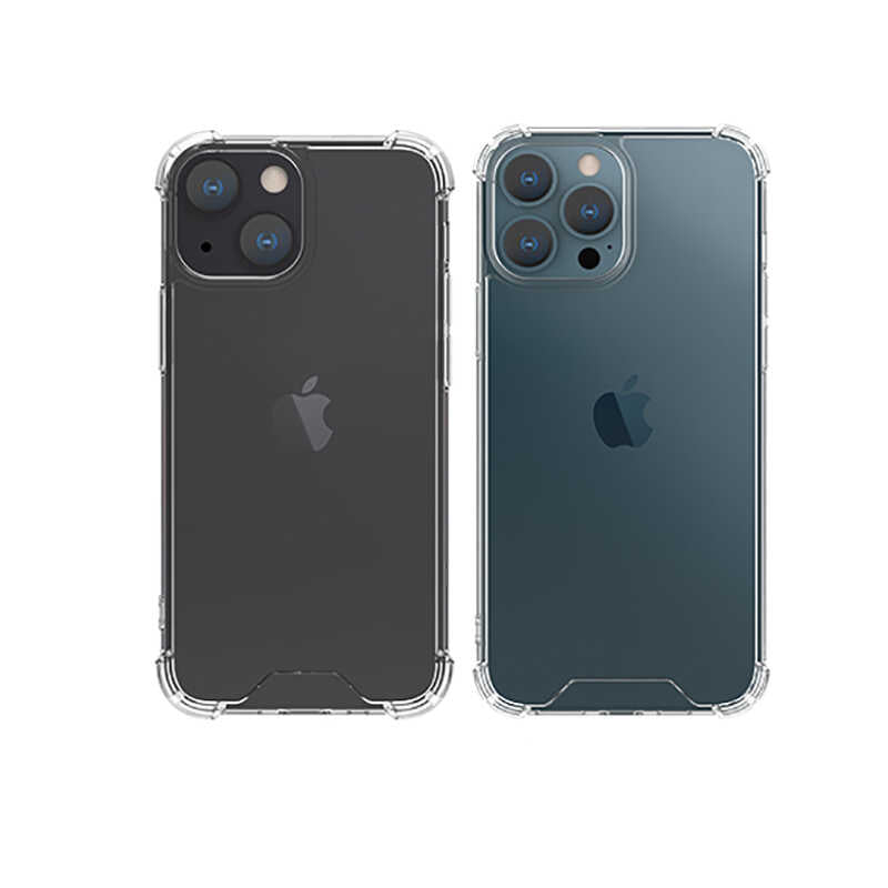 Apple iPhone 13 Mini Kılıf Zore Nitro Anti Shock Silikon Renksiz
