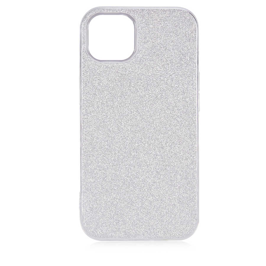 Apple iPhone 13 Mini Kılıf Zore Shining Silikon Gri