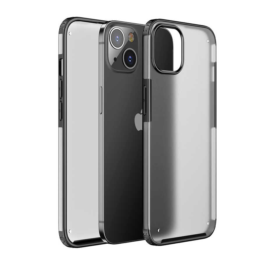 Apple iPhone 13 Mini Kılıf Zore Volks Kapak Siyah