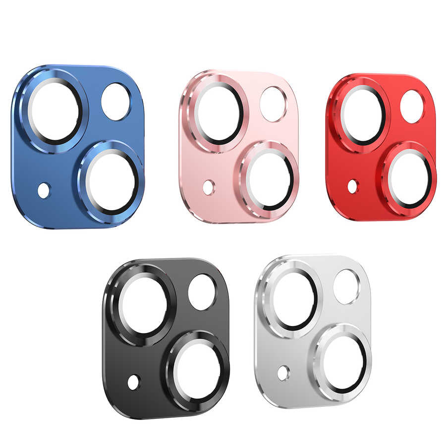 Apple iPhone 13 Mini Zore CL-03 Kamera Lens Koruyucu Mor