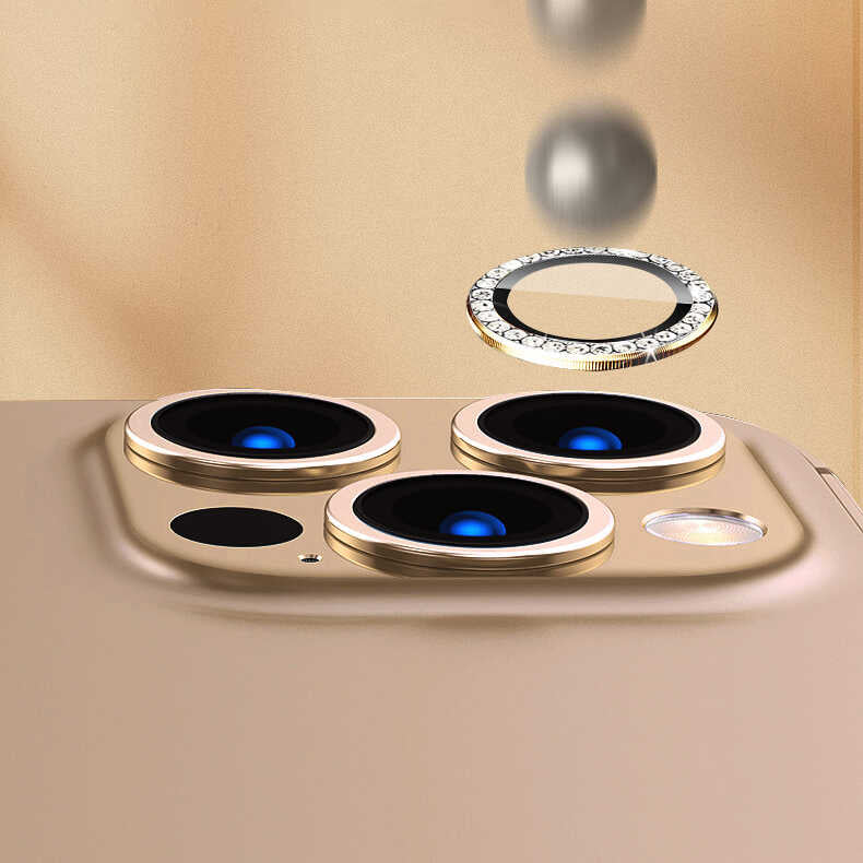 Apple iPhone 13 Mini Zore CL-06 Kamera Lens Koruyucu Kırmızı