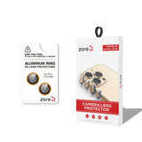 Apple iPhone 13 Mini Zore CL-12 Premium Safir Parmak İzi Bırakmayan Anti-Reflective Kamera Lens Koruyucu Gümüş