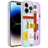 Apple iPhone 13 Pro Kılıf Airbag Kenarlı Renkli Desenli Silikon Zore Elegans Kapak NO2