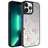 Apple iPhone 13 Pro Kılıf Aynalı Desenli Kamera Korumalı Parlak Zore Mirror Kapak Dallar