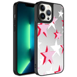 Apple iPhone 13 Pro Kılıf Aynalı Desenli Kamera Korumalı Parlak Zore Mirror Kapak Yıldız
