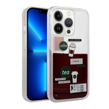 Apple iPhone 13 Pro Kılıf Desenli Sıvılı Zore Drink Silikon Kapak NO2