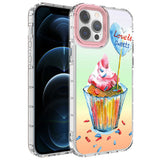 Apple iPhone 13 Pro Kılıf Kamera Korumalı Renkli Desenli Sert Silikon Zore Korn Kapak NO15