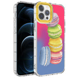 Apple iPhone 13 Pro Kılıf Kamera Korumalı Renkli Desenli Sert Silikon Zore Korn Kapak NO15
