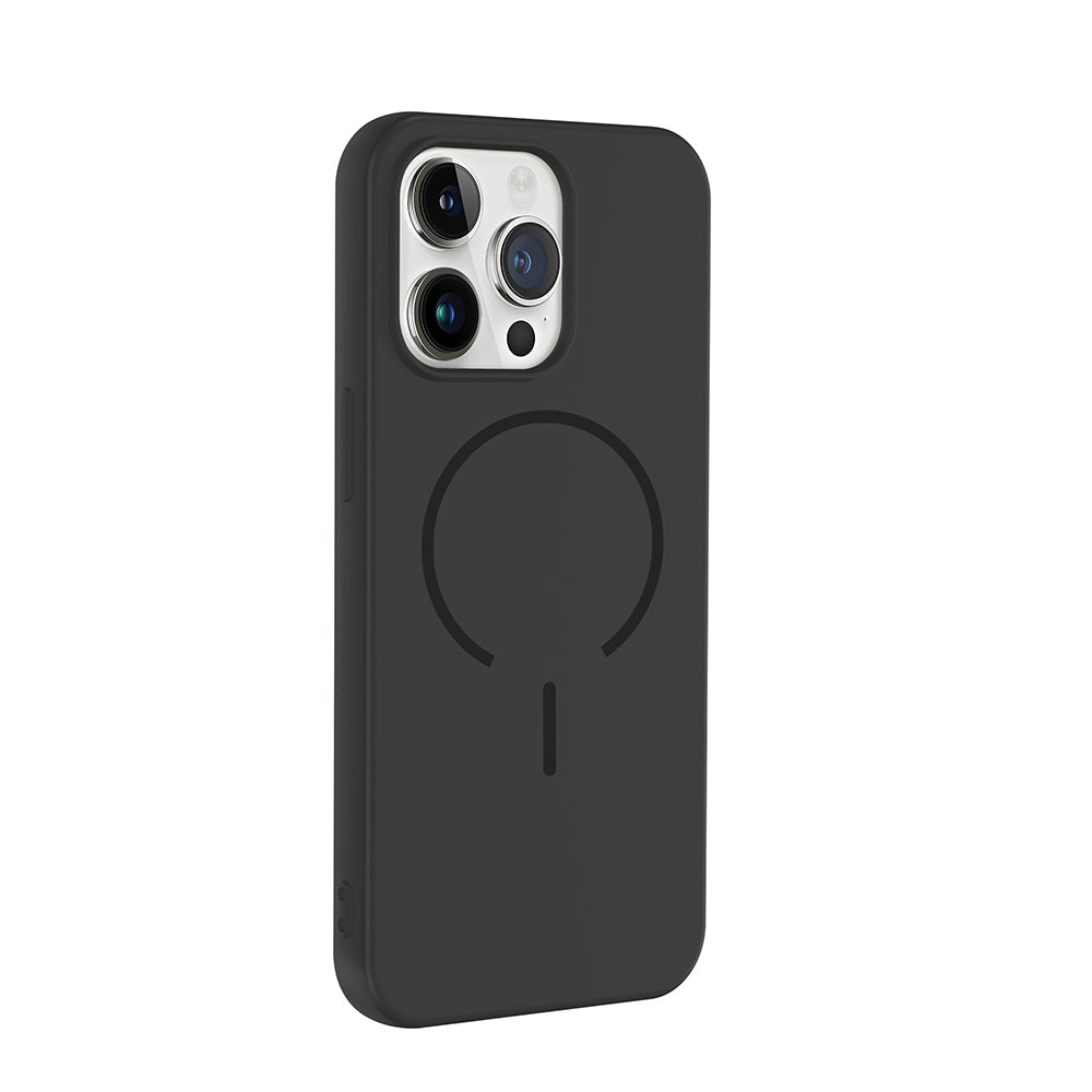 Apple iPhone 13 Pro Kılıf M-safe Şarj Özellikli Meta Kapak Lacivert