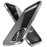 Apple iPhone 13 Pro Kılıf Standlı Şeffaf Silikon Zore L-Stand Kapak Renksiz