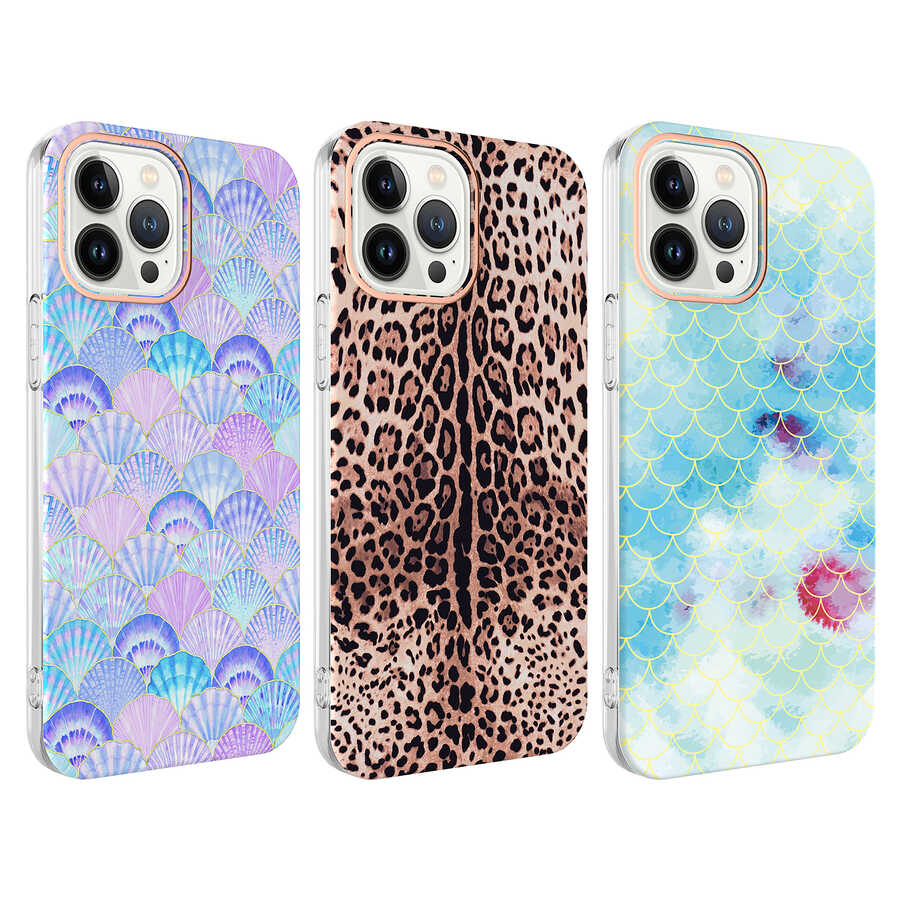 Apple iPhone 13 Pro Kılıf Zore Bella Kapak Mavi