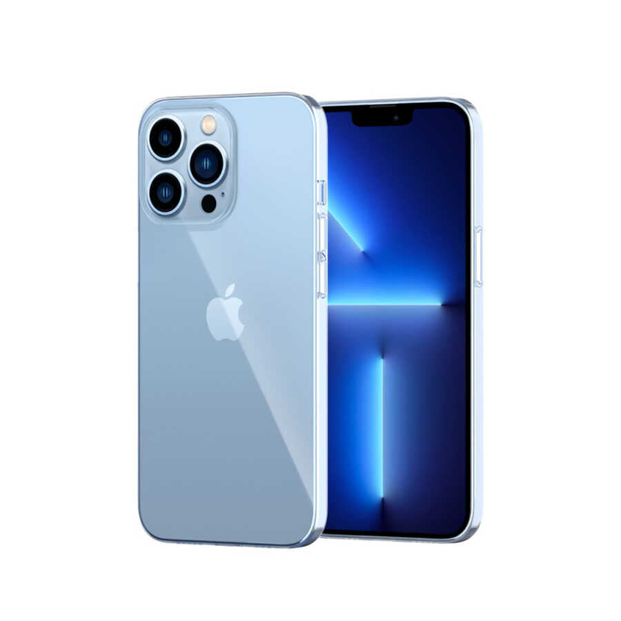 Apple iPhone 13 Pro Kılıf Zore Blok Kapak Renksiz