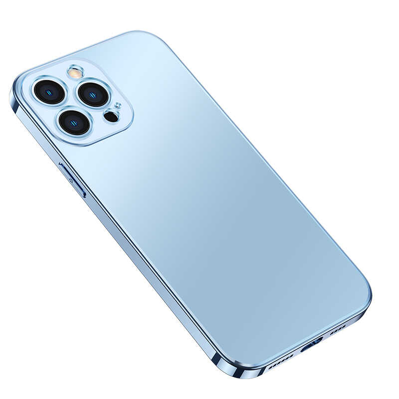 Apple iPhone 13 Pro Kılıf Zore Bobo Kapak Mavi