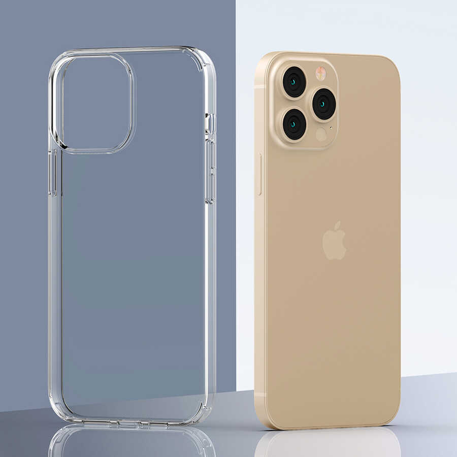 Apple iPhone 13 Pro Kılıf Zore Coss Kapak Renksiz