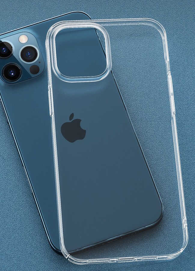 Apple iPhone 13 Pro Kılıf Zore Droga Kapak Renksiz