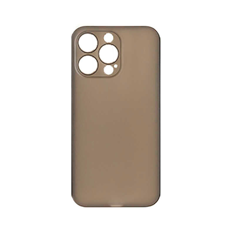 Apple iPhone 13 Pro Kılıf Zore Eko PP Kapak Füme