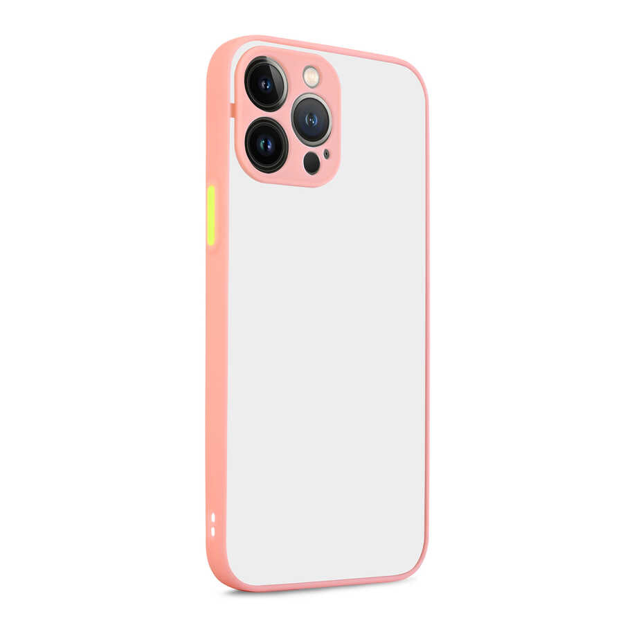 Apple iPhone 13 Pro Kılıf Zore Hux Kapak Pembe