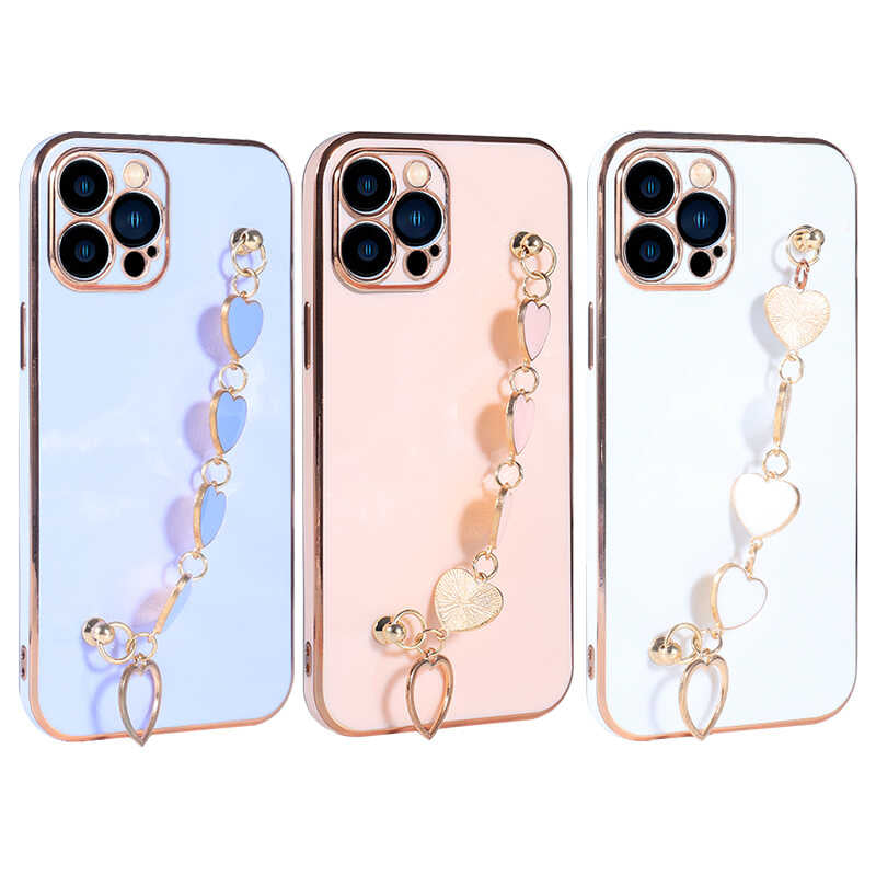 Apple iPhone 13 Pro Kılıf Zore Kalbim Kapak Lila